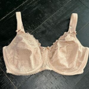 Amoena Karla Lace Bow Underwire Bra 38DD​​​​​​​​​​​​​​​​​
